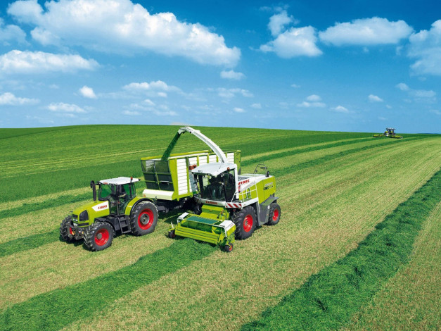 Обои картинки фото техника, комбайны