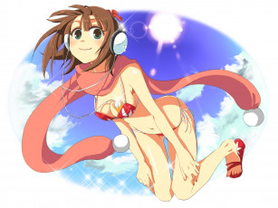 Картинка аниме headphones instrumental