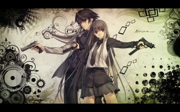 Картинка аниме weapon blood technology