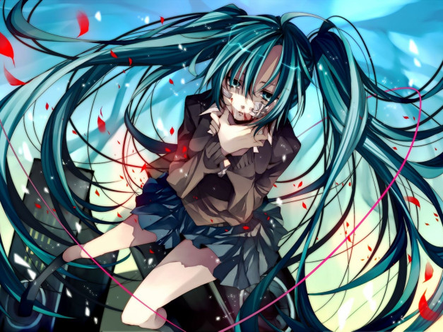 Обои картинки фото аниме, vocaloid