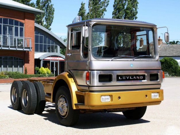 Обои картинки фото leyland, gas, turbine, автомобили, грузовики