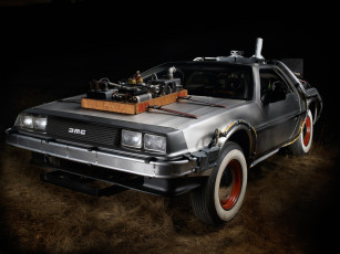 Картинка delorean dmc 12 back to the future автомобили other car