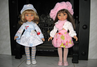 Картинка разное игрушки камин куклы берет