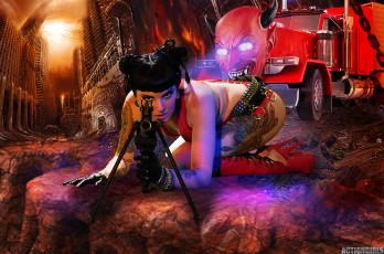 Картинка -Unsort+Девушки+с+оружием девушки unsort оружием actiongirls