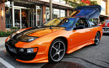 Картинка nissan 300zx автомобили выставки уличные фото автомобиль стиль изящество красота