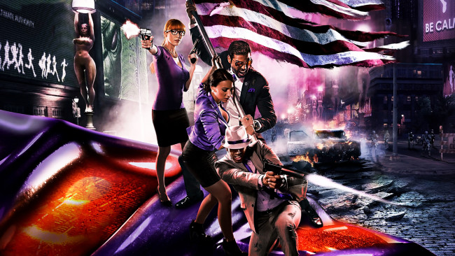 Обои картинки фото saints, row, видео, игры, iv, персонажи