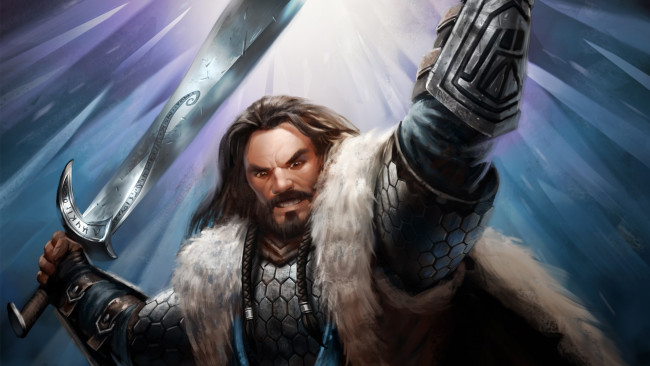 Обои картинки фото видео, игры, guardians, of, middle, earth, меч