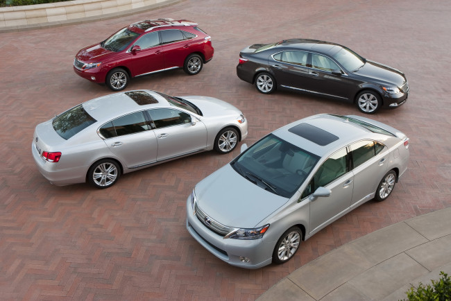 Обои картинки фото 2010, lexus, hs250h, автомобили, шикарные
