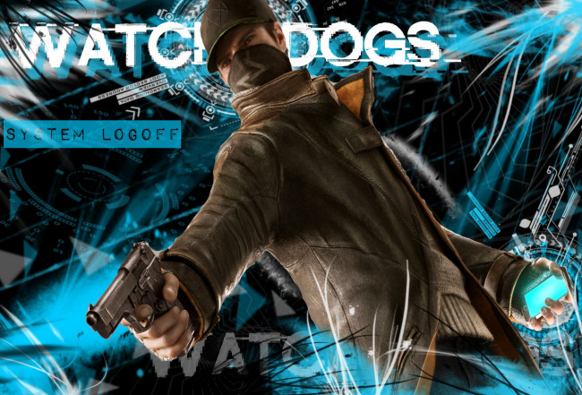 Обои картинки фото watch, dogs, видео, игры, пистолет