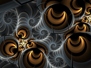 Картинка 3д+графика фракталы+ fractal цвета фон узор