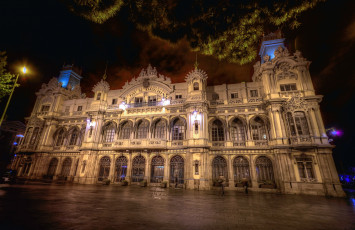 Картинка barcelona+-+port+vell города замки+испании дворец площадь