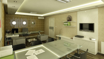 Картинка 3д+графика реализм+ realism книги стиль полки стулья столы