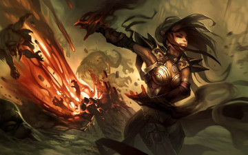 Картинка видео+игры diablo+iii wizard diablo 3 взрыв девушка костюм маг