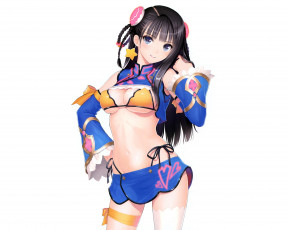 обоя аниме, tony taka , artbook, taka, tony, арт, фон, белый, девушка