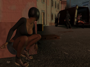 Картинка 3д+графика фантазия+ fantasy фон взгляд девушка