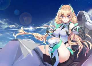 обоя аниме, expelled from paradise, angela, balzac, expelled, from, paradise, девушка, арт, ganida, boushoku