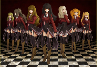 Картинка аниме umineko+no+naku+koro+ni asmodeus umineko no naku koro ni stainglass artist satan девушки арт belphegor beelzebub mammon lucifer leviathan