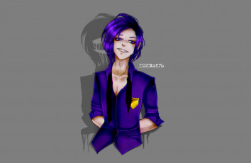 Картинка разное арты парень арт five nights at freddy's purple guy