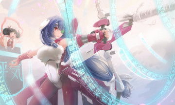 Картинка аниме kyoukai+senjou+no+horizon kyoukai senjou no horizon kikivi арт девушка оружие