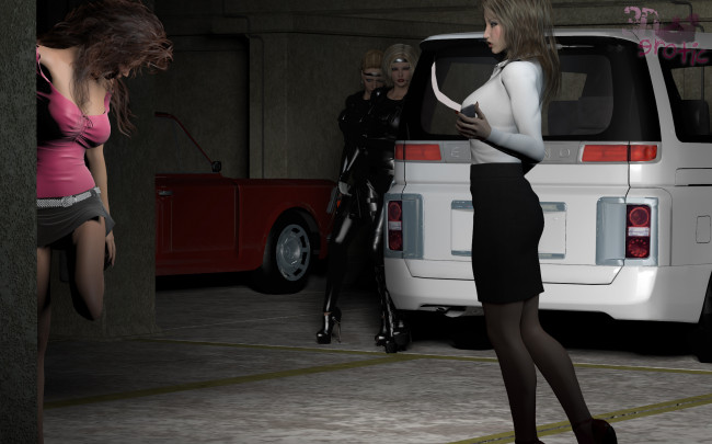 Обои картинки фото 3д графика, люди , people, фон, взгляд, девушки