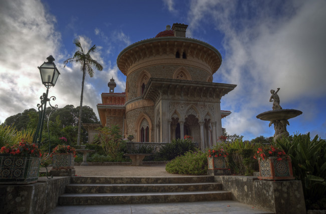 Обои картинки фото monserrate palace at sintra,  portugal, города, - дворцы,  замки,  крепости, дворец