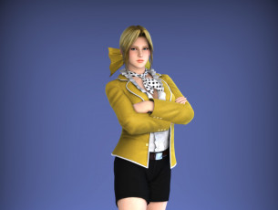 Картинка 3д+графика люди+ people девушка взгляд фон