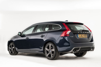обоя автомобили, volvo, r-design, v60, d5, uk-spec