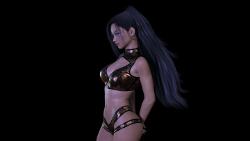 Картинка 3д+графика люди+ people фон взгляд девушка