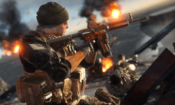 Картинка видео+игры battlefield+4 солдат оружие