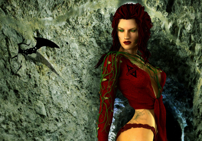 Обои картинки фото 3д графика, люди , people, фон, взгляд, девушка