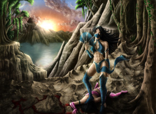 Картинка рисованное комиксы фон взгляд девушки униформа веер