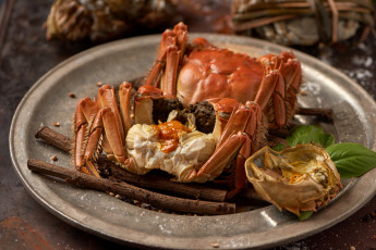 Картинка еда рыба +морепродукты +суши +роллы краб крабовое мясо вксно