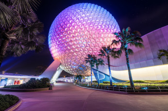 Картинка glorious+spaceship+earth города диснейленд павильон парк