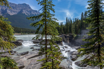 Картинка природа водопады простор