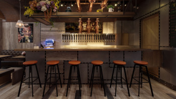 Картинка интерьер кафе +рестораны +отели стиль барная стойка