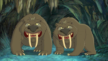 Картинка мультфильмы иван+царевич+и+серый+волк+2 двое существо