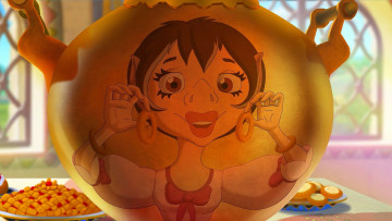 Картинка мультфильмы иван+царевич+и+серый+волк+2 самовар отражение лицо сдоба