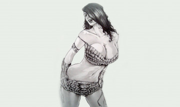 Картинка рисованное комиксы фон взгляд девушка