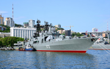 Картинка корабли крейсеры +линкоры +эсминцы вмф владивосток корабль адмирал виноградов противолодочный большой проект 1155
