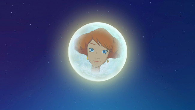 Обои картинки фото мультфильмы, иван царевич и серый волк 2, луна, девушка, лицо, образ