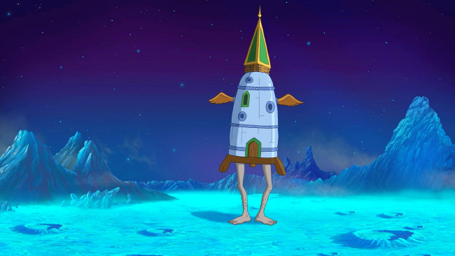 Обои картинки фото мультфильмы, иван царевич и серый волк 2, планета, ноги, ракета