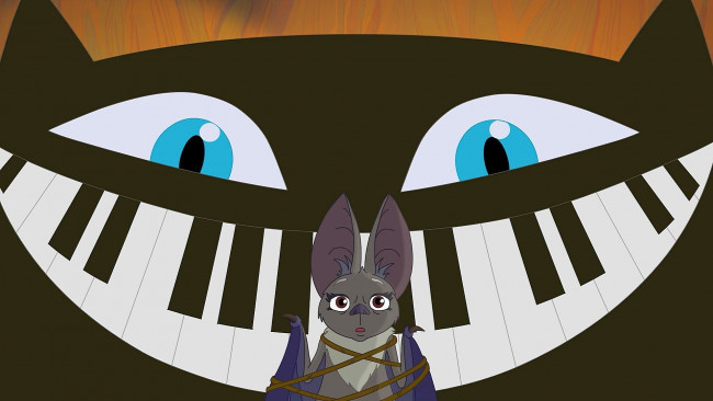 Обои картинки фото мультфильмы, иван царевич и серый волк 2, веревка, мышь, улыбка