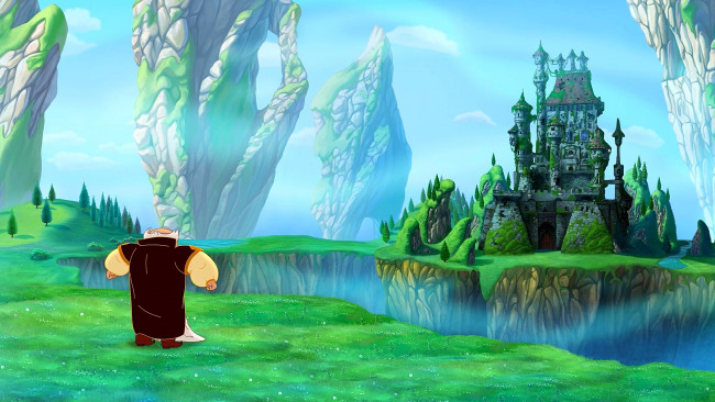 Обои картинки фото мультфильмы, иван царевич и серый волк 2, замок, мужчина