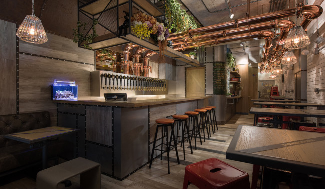 Обои картинки фото интерьер, кафе,  рестораны,  отели, стиль, барная, стойка