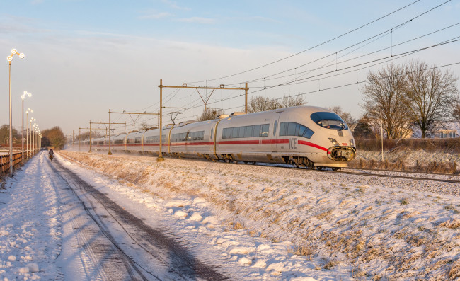 Обои картинки фото техника, электровозы, состав, локомотив