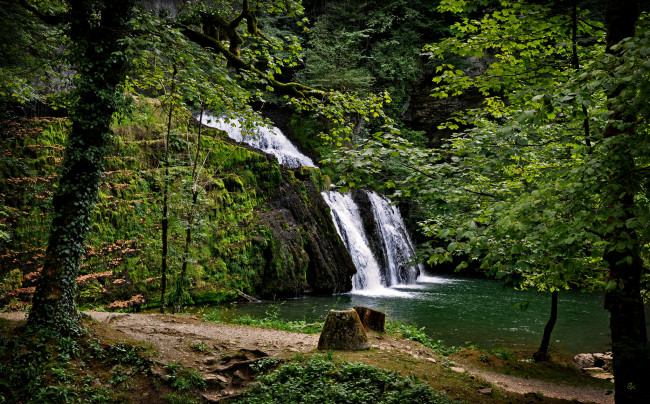 Обои картинки фото природа, водопады, простор