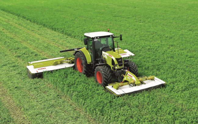 Обои картинки фото техника, газонокосилки, claas
