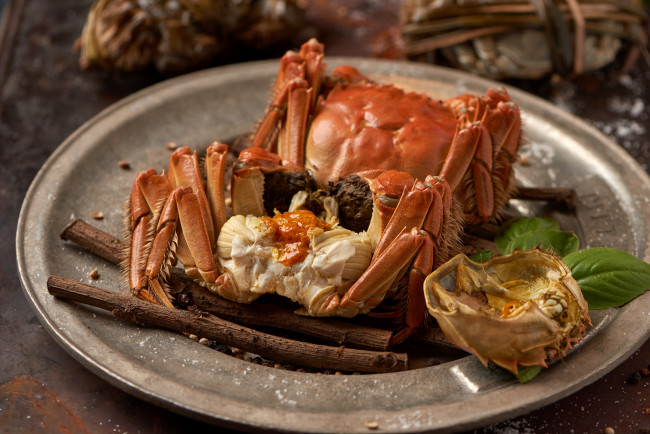 Обои картинки фото еда, рыба,  морепродукты,  суши,  роллы, краб, крабовое, мясо, вксно