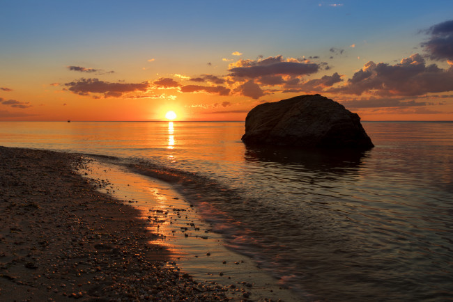 Обои картинки фото природа, восходы, закаты, простор