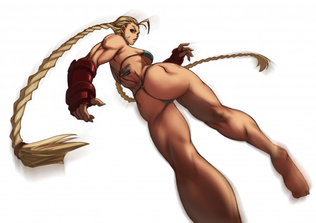 Обои картинки фото рисованное, комиксы, взгляд, коса, фон, девушка